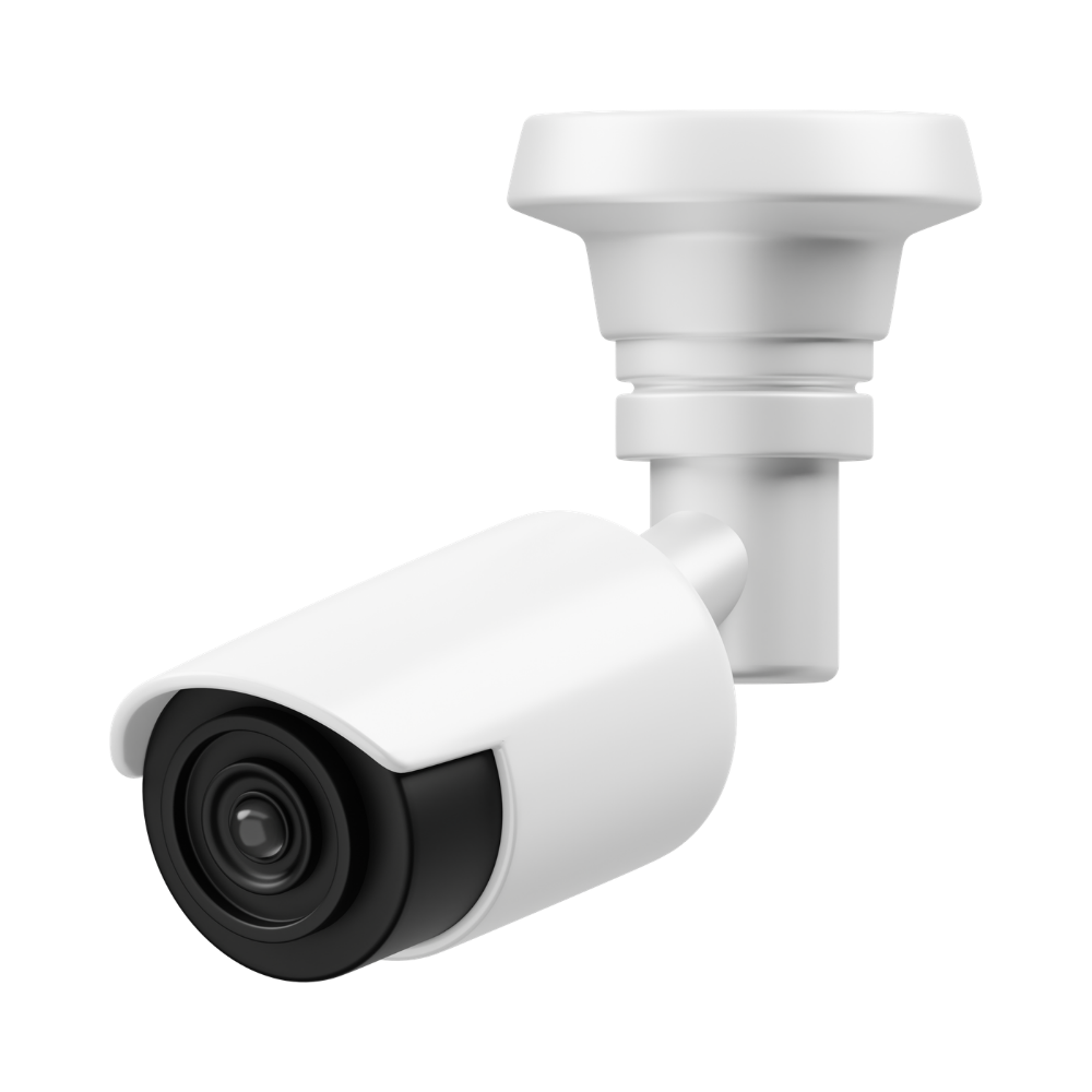 A home security camera